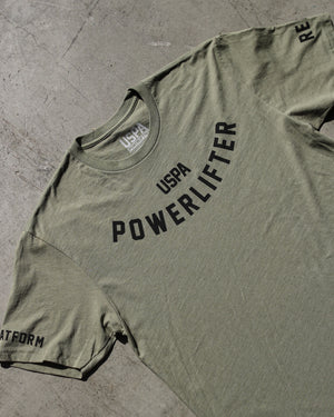 Competition Tee - Olive/Black