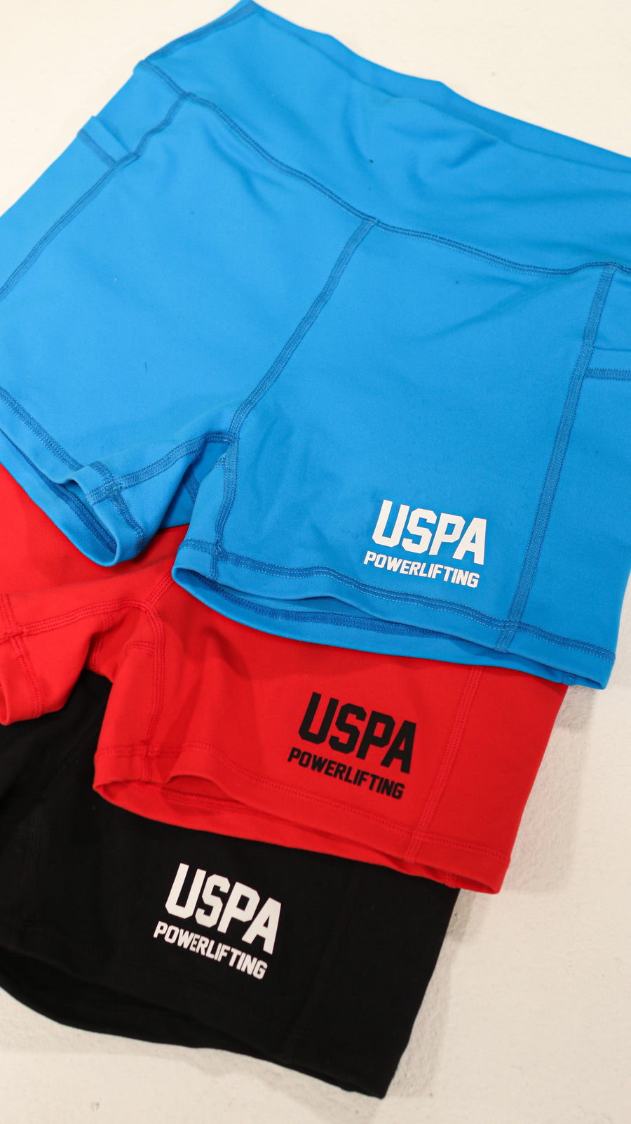 USPA Powerlifting Women's Shorts 2.0 - Blue