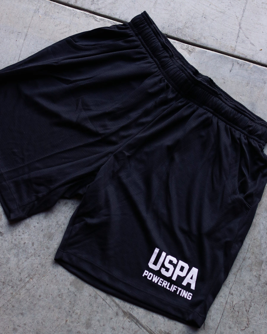 USPA 7" Performance Shorts (Black)