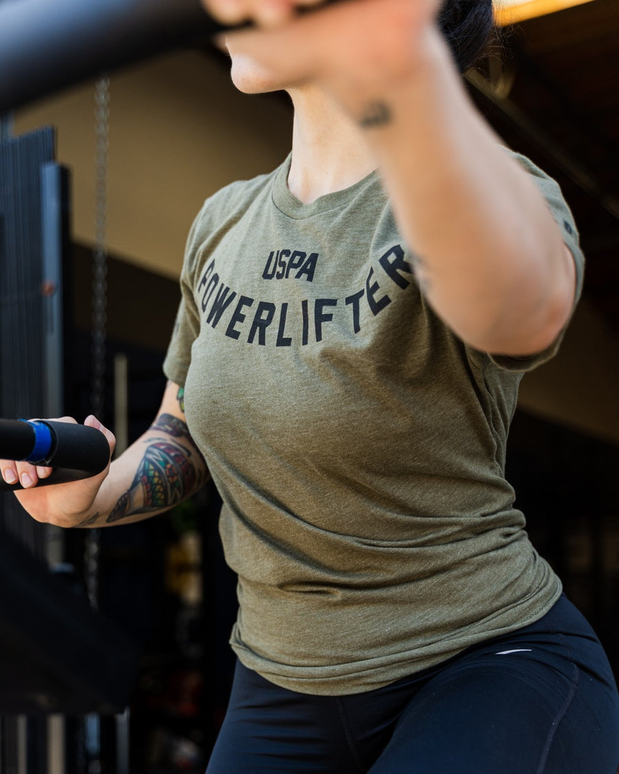 Competition Tee - Olive/Black