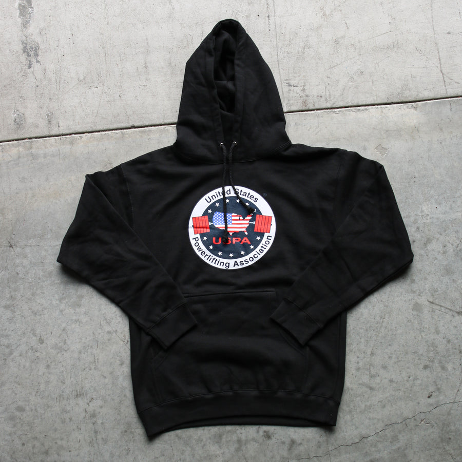 USPA Logo Pullover Hoodie (Black)