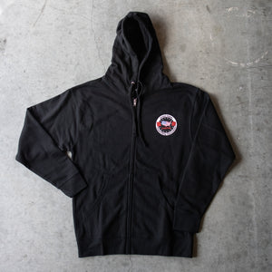 USPA Logo Zip Hoodie - Black