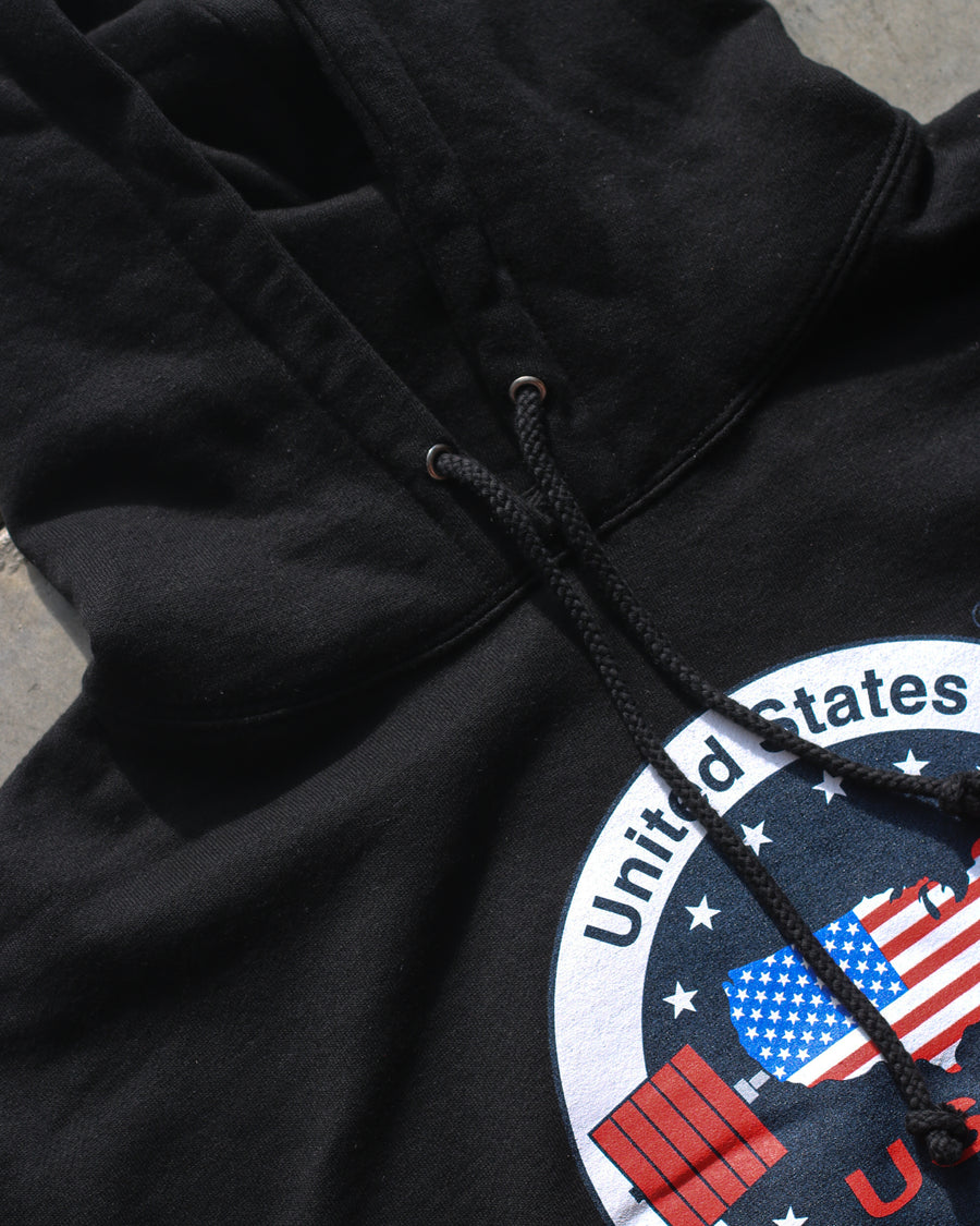 USPA Logo Pullover Hoodie (Black)