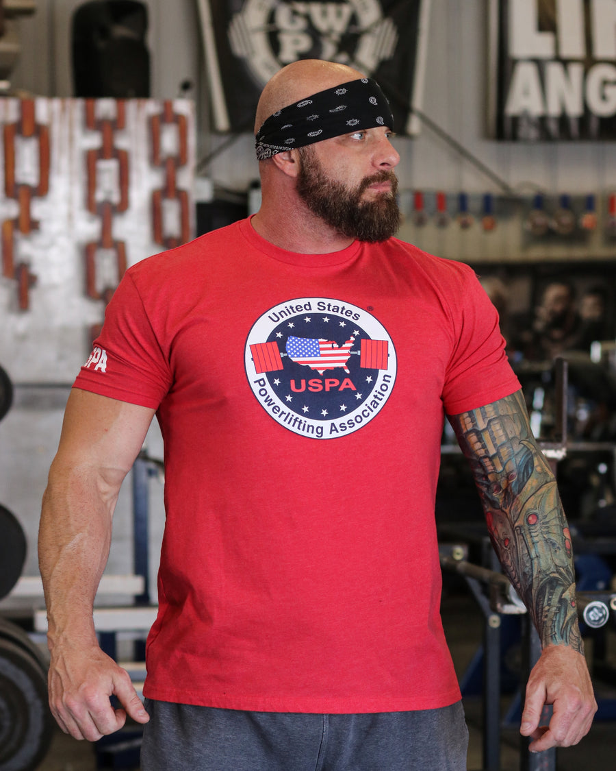 USPA Logo Tee - Red