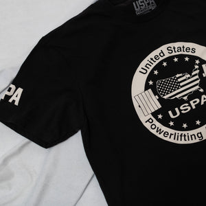 USPA Logo Tee - Black/White