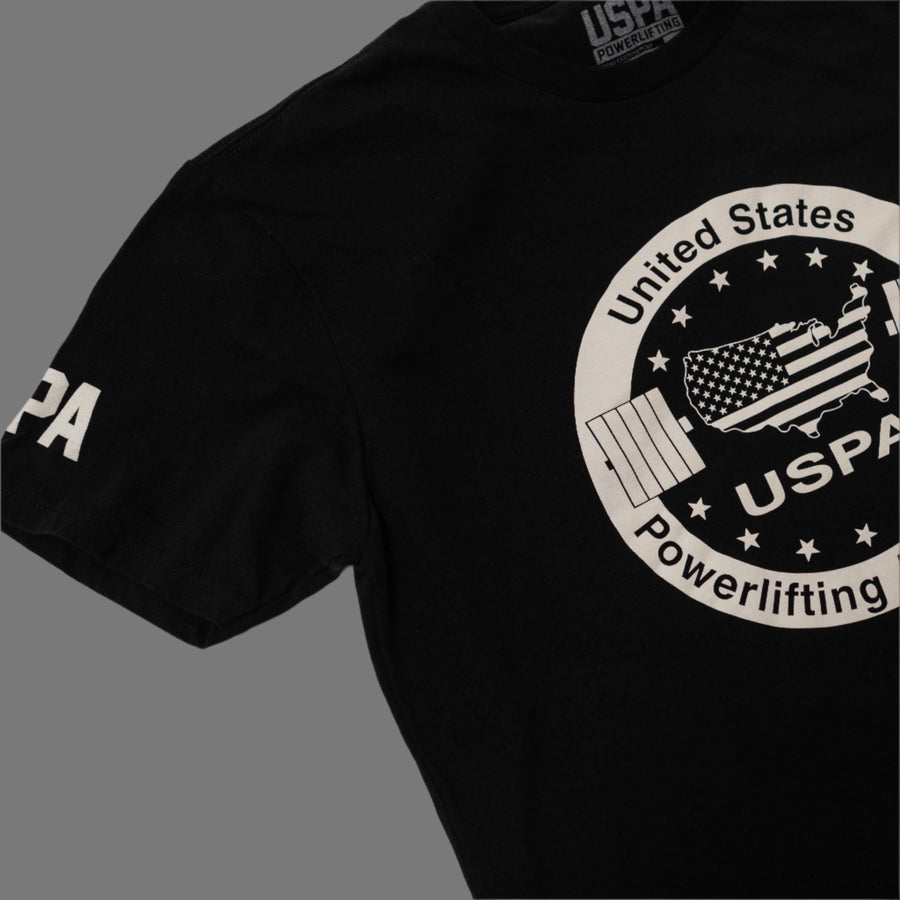 USPA Logo Tee - Black/White