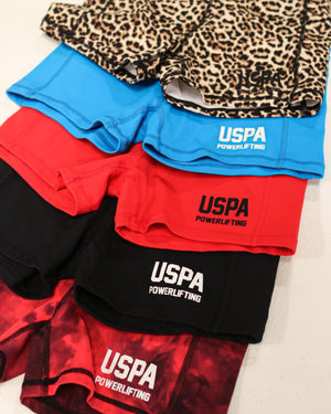 USPA Powerlifting Women's Shorts 2.0 - Red