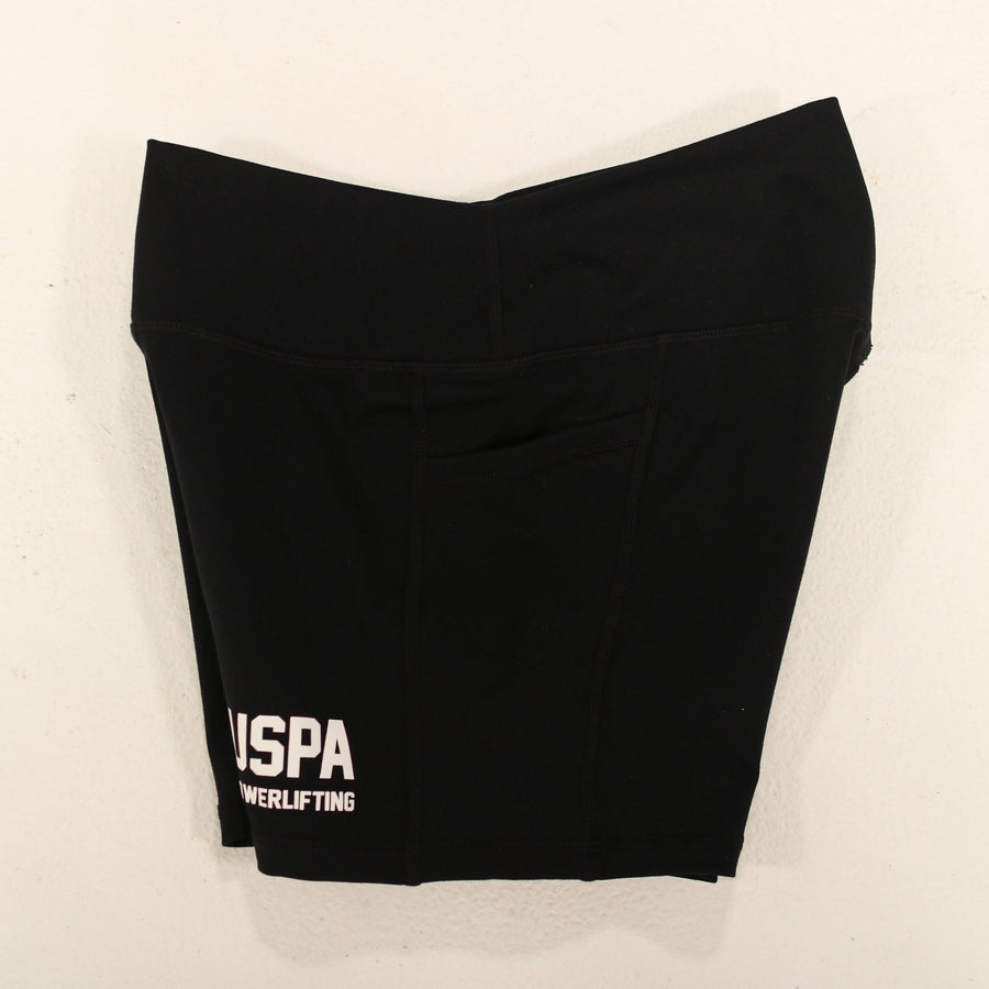USPA Powerlifting Women's Shorts 2.0 - Black