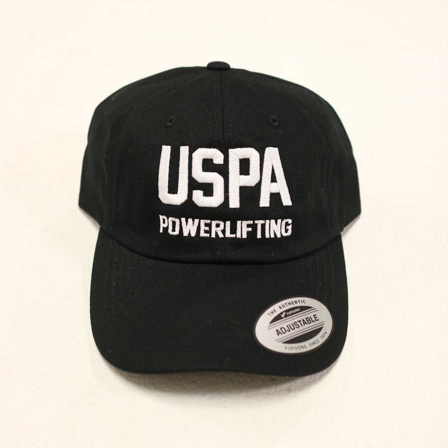 USPA Powerlifting Dad Hat - Black