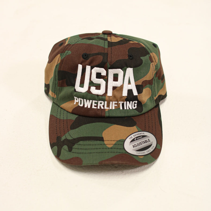 USPA Powerlifting Dad Hat - Camo