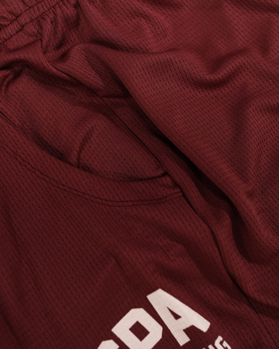 USPA 5" Squat Shorts (Maroon)