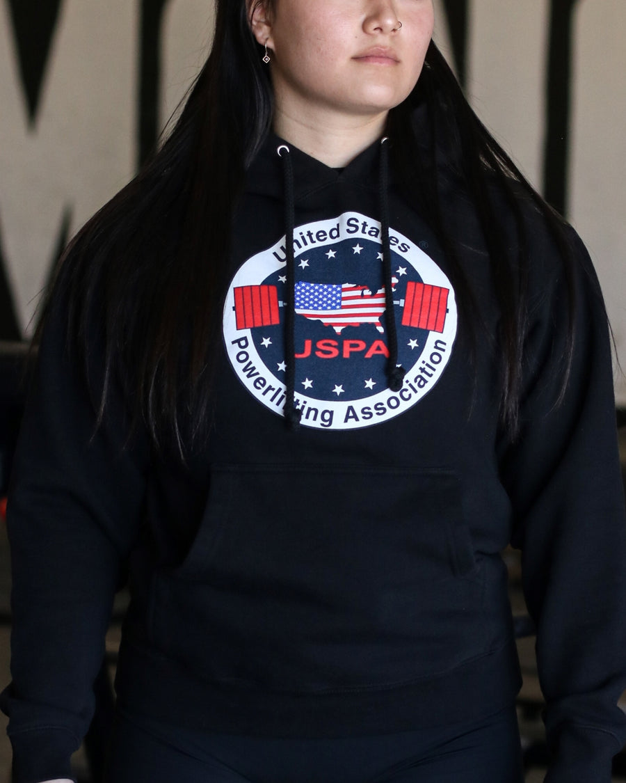 USPA Logo Pullover Hoodie (Black)