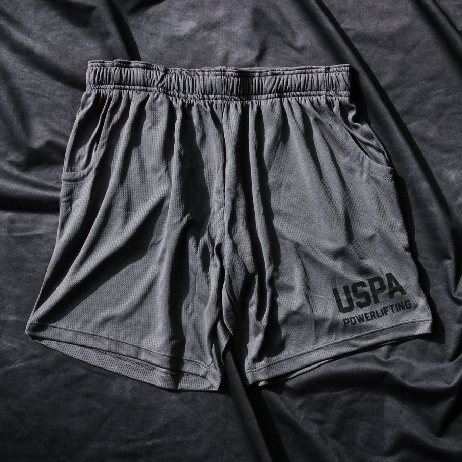 USPA 7" Performance Shorts (Grey)
