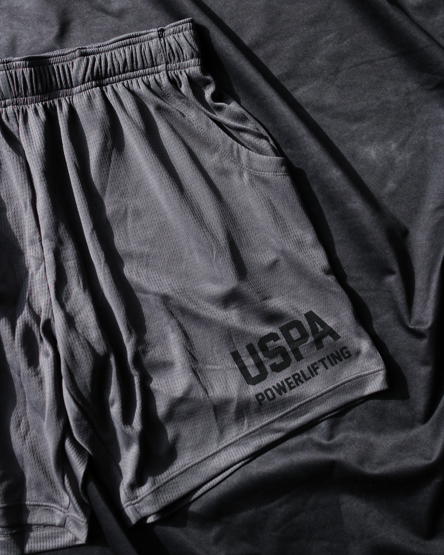 USPA 7" Performance Shorts (Grey)