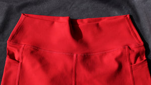 USPA Powerlifting Women's Shorts 2.0 - Red
