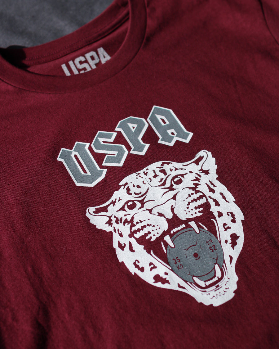 Moving Weight Tee (Maroon)