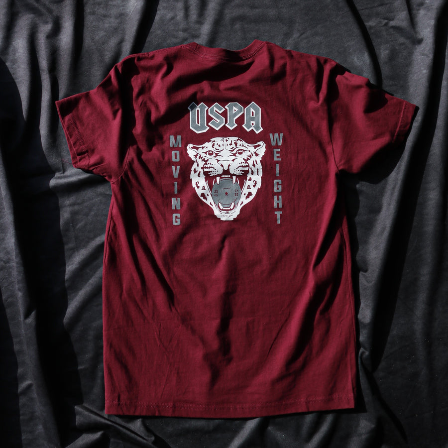 Moving Weight Tee (Maroon)