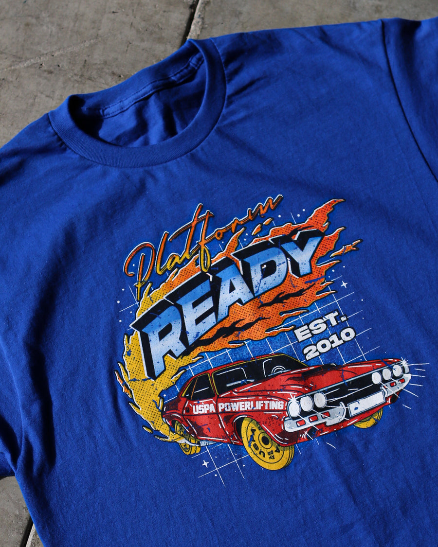 Pedal to the Metal Tee (Blue)