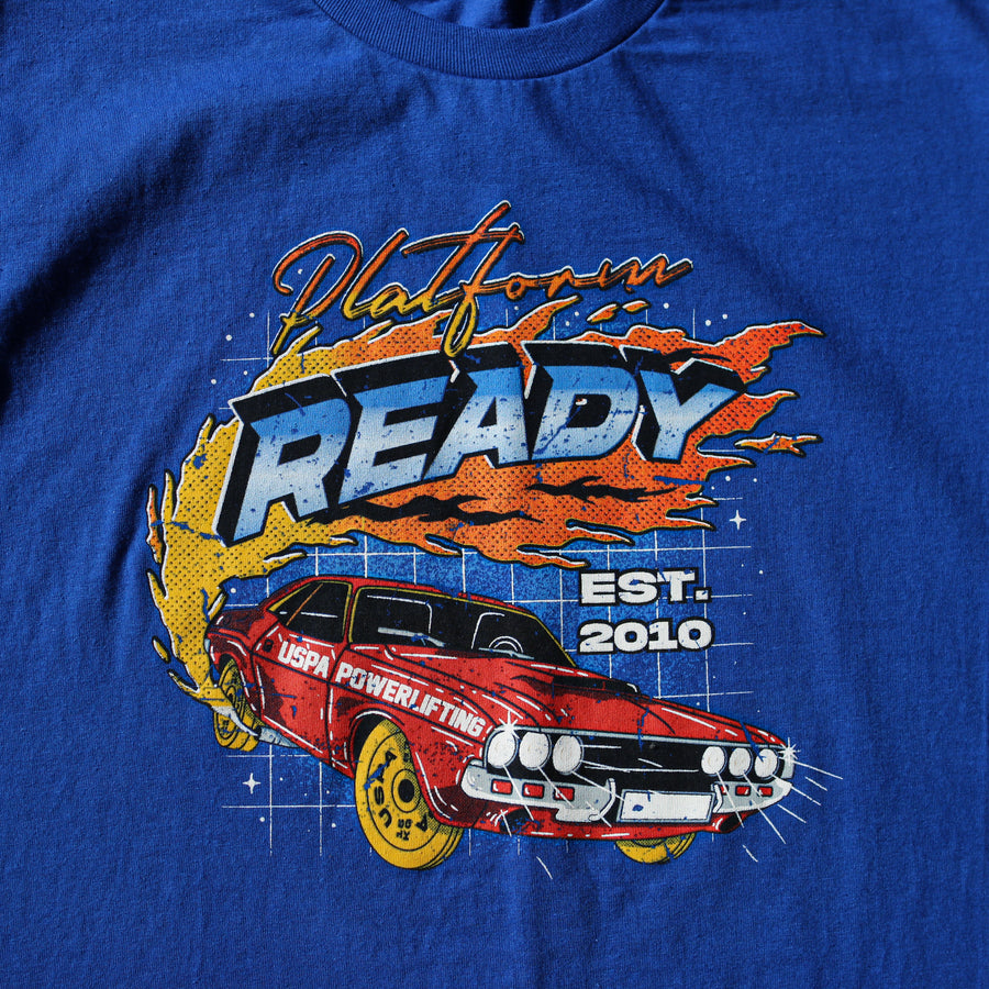 Pedal to the Metal Tee (Blue)
