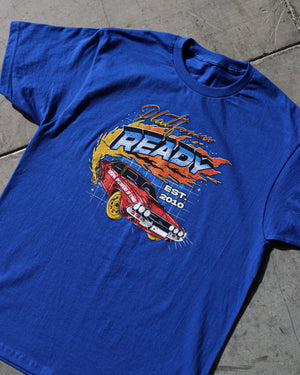Pedal to the Metal Tee (Blue)