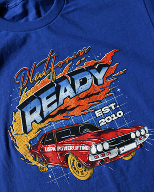 Pedal to the Metal Tee (Blue)
