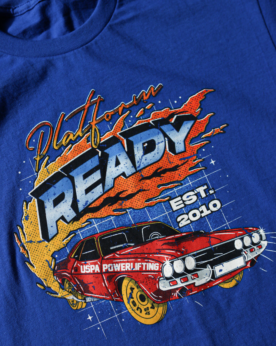 Pedal to the Metal Tee (Blue)