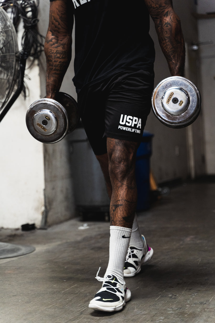 USPA 7" Performance Shorts (Black)