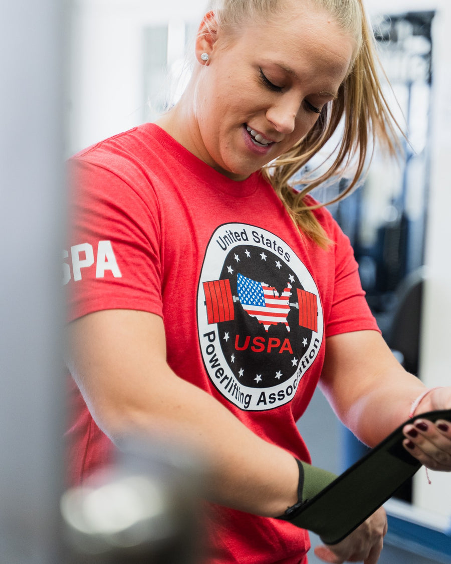 USPA Logo Tee - Red