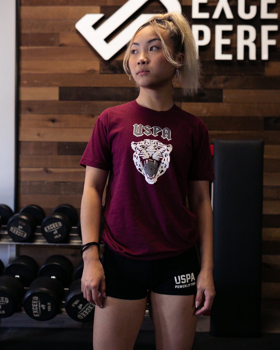 Moving Weight Tee (Maroon)