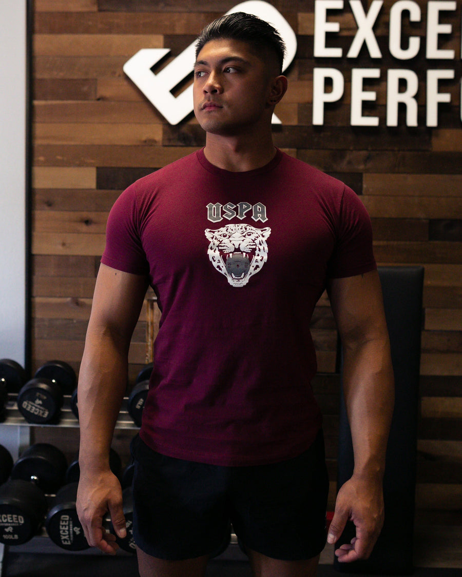 Moving Weight Tee (Maroon)